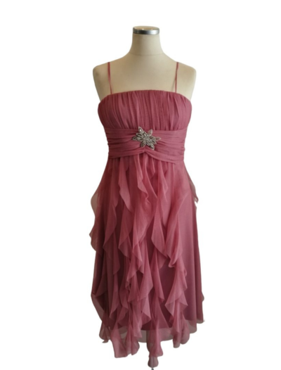 Pink Soft Pleat