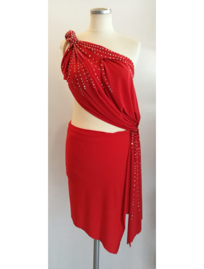 One Shoulder Drape Latin