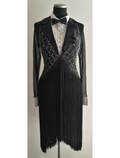 Tuxedo-style Latin Dress