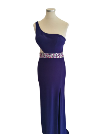 Purple One Shoulder