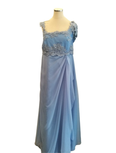 Blue Pastel With Flowers