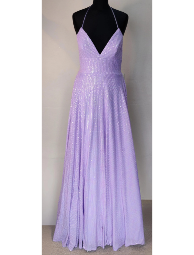 Lilac sequin with thin straps