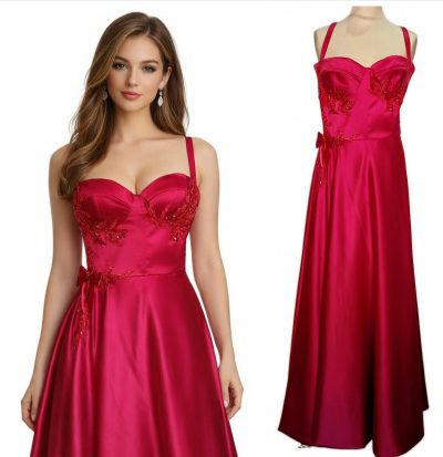 Red A Line Dress
